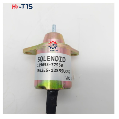 119653-77950 1503ES-12S5SUC5S Valvola solenoide di arresto 12V per motore 4TNV88 4TNV94 4TNV106