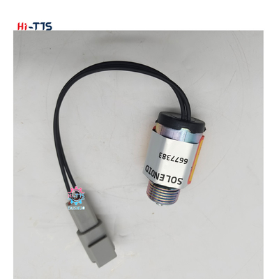 12V 24V parti del motore dell'escavatore Fuel Stop Solenoid Valve 6677383