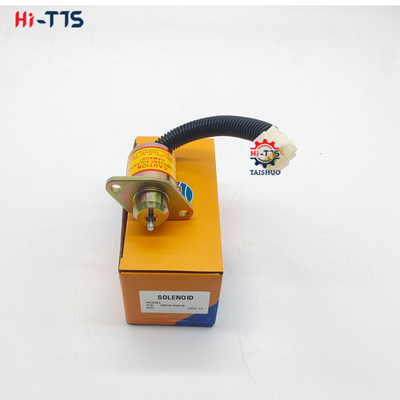 Parti del motore dell'escavatore da 12 V Valvola solenoide di arresto del carburante 16616-80016