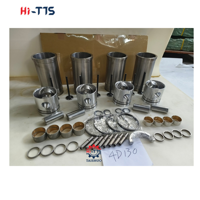 Parti di riparazione del motore del trattore escavatore 4D130 Kit di rivestimento del cilindro 6114-31-2111 Piston 6114-30-2303 Anello