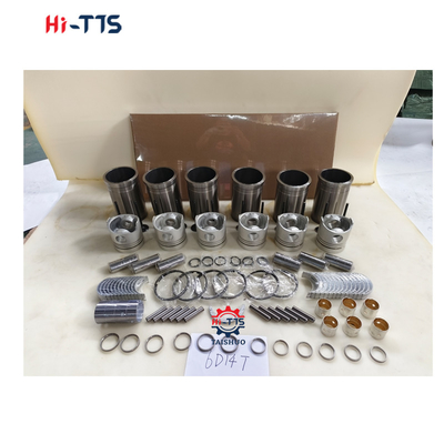 6D14T Kit motore per escavatore E120 E140 E180 Fornitore, pistone, anello, valvole, busco, kit di guarnizione completa