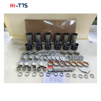 D6D Kit di rivestimento del cilindro 0450-1365 2046-0011 2089-0422 Kit di ricostruzione del motore per parti di motore diesel