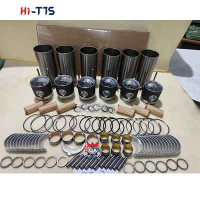 DE12 nome del motore dell'escavatore kit di rivestimento del cilindro completo con rivestimento del pistone valvole anulare di busco completo kit di guarnizione