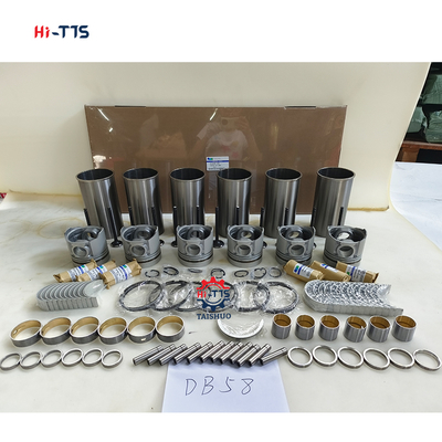 Scavatore DH220-7 Motore DB58 Kit di riparazione Kit di rivestimento Piston 6 cilindri 65.02501-0416
