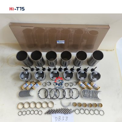 Scavatore DH220-7 Motore DB58 Kit di riparazione Kit di rivestimento Piston 6 cilindri 65.02501-0416