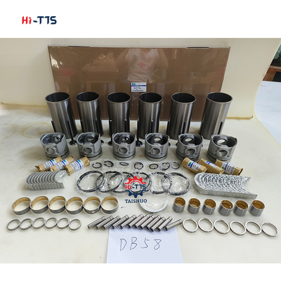 Scavatore DH220-7 Motore DB58 Kit di riparazione Kit di rivestimento Piston 6 cilindri 65.02501-0416