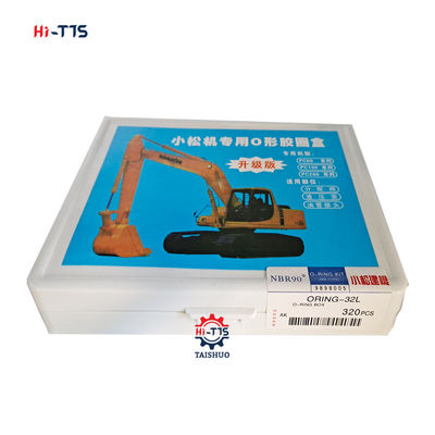 Prezzo buono Scavatore PC60 PC100 PC200 NBR90° O-Ring Kit 320pcs O-Ring Box in linea