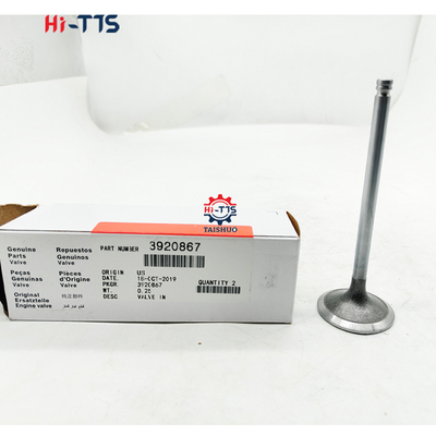 Prezzo buono 6BT 3920867 Valvole motore aftermarket per escavatore  Valvole di scarico in linea