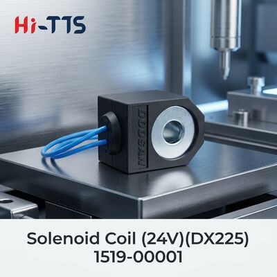 Bobina solenoide idraulica 24V 16mm 1519-00001 2519-9008 per accessori escavatore DH220-5 DH215-7 DH225-7 DX140LC