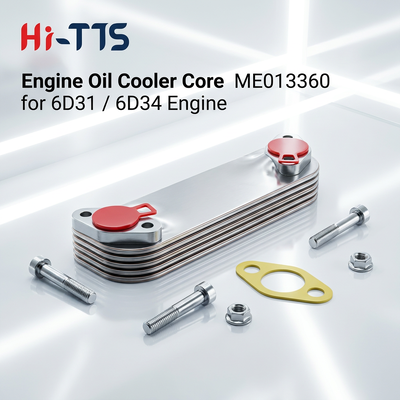 ME013360 Core di raffreddatore ad olio per motore Mitsubishi 6D34 6D31 4D34 Pezzo di ricambio per escavatore