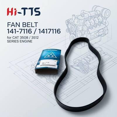 Parti di escavatori 141-7116 1417116 Ventilatore Belit per 3508 3508B 3508C 3512 3512B 3512C