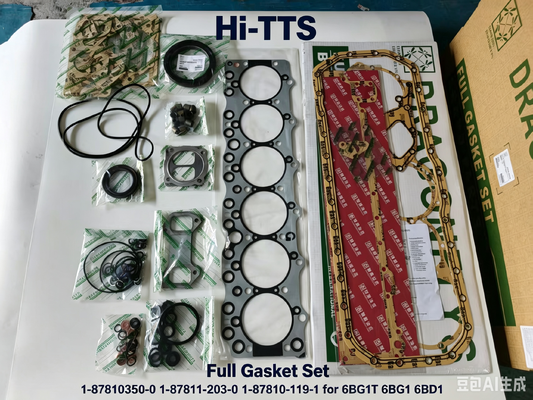 1-87810350-0 1-87811-203-0 1-87810-119-1Set completo di guarnizioni per kit di riparazione motore 6BG1T 6BG1 6BD1